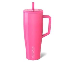 40oz Era Handled Tumbler in Neon Pink