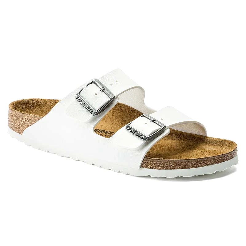 Arizona Birko-Flor Sandals in White