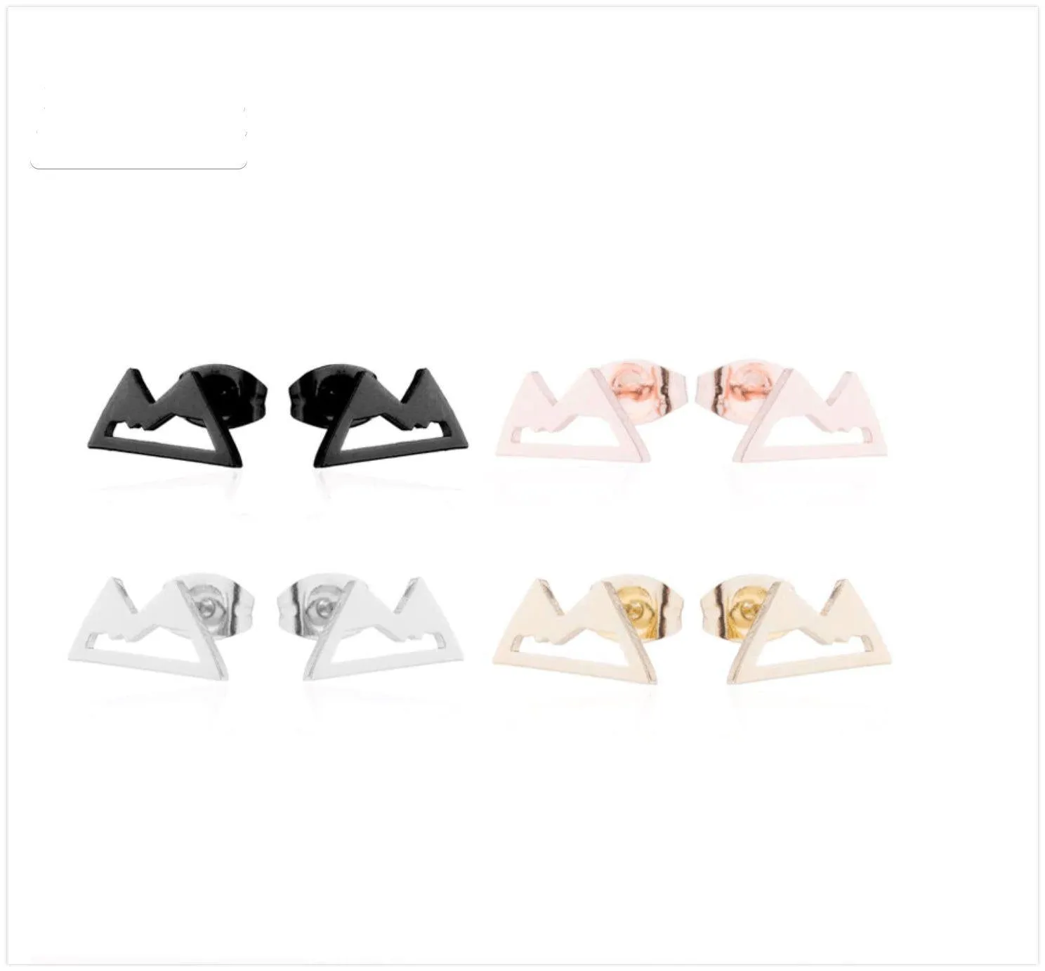 Aspen Rocky Mountain Stud Earrings - 4 Colors to Choose From