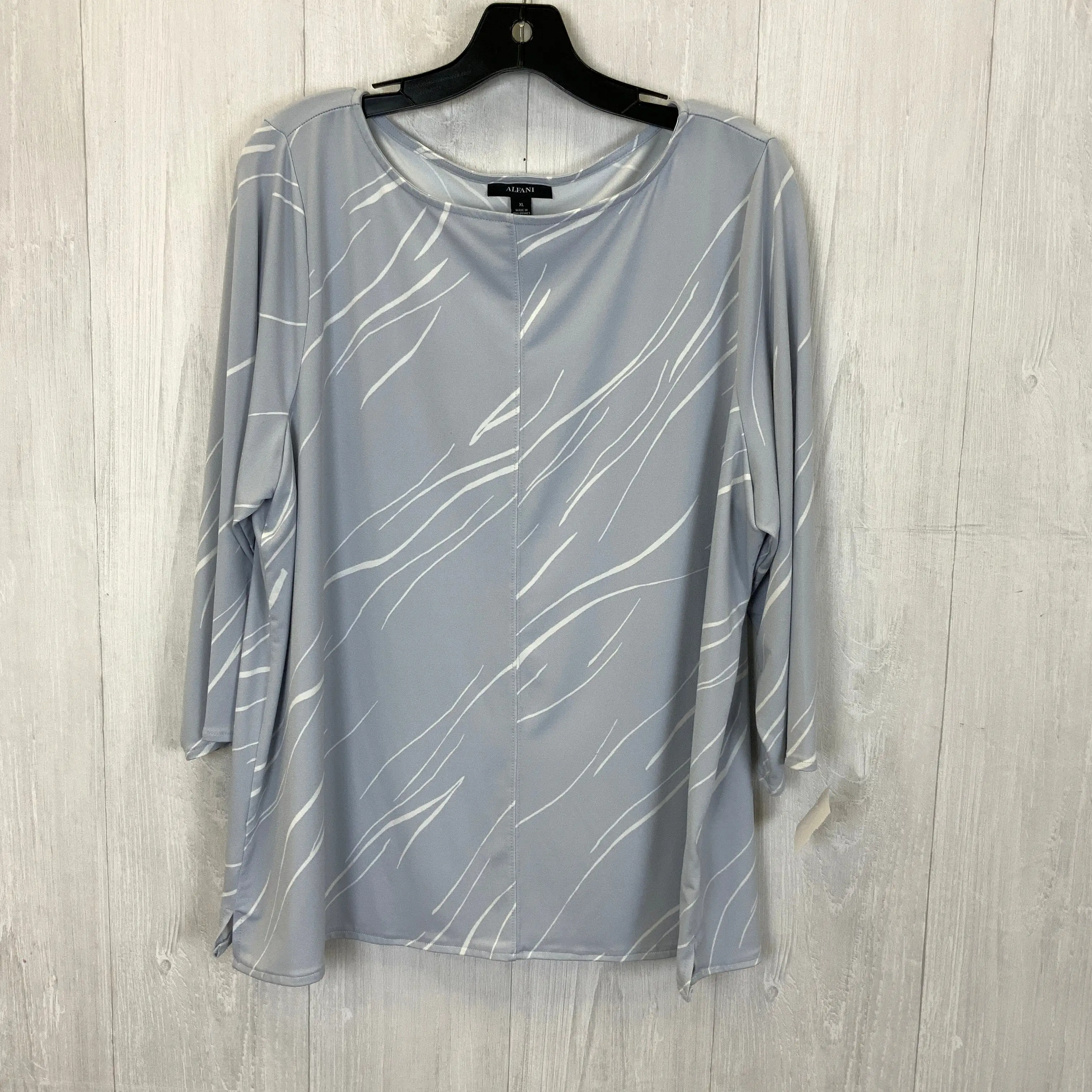 Blouse 3/4 Sleeve By Alfani  Size: Xl