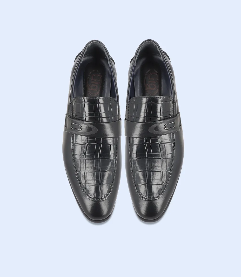 BM4127-BLACK-Men Slip On