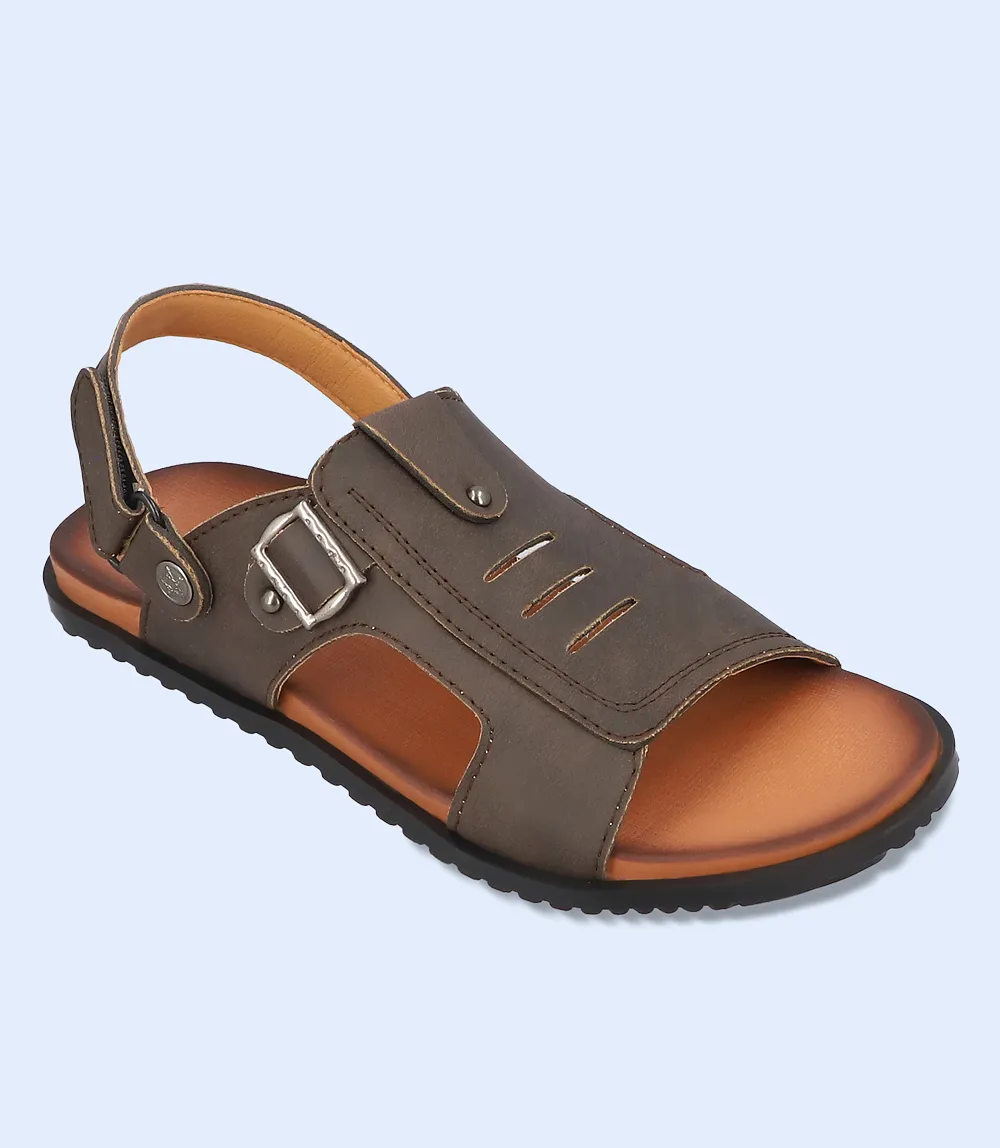 BM4838-BROWN-Men Sandal