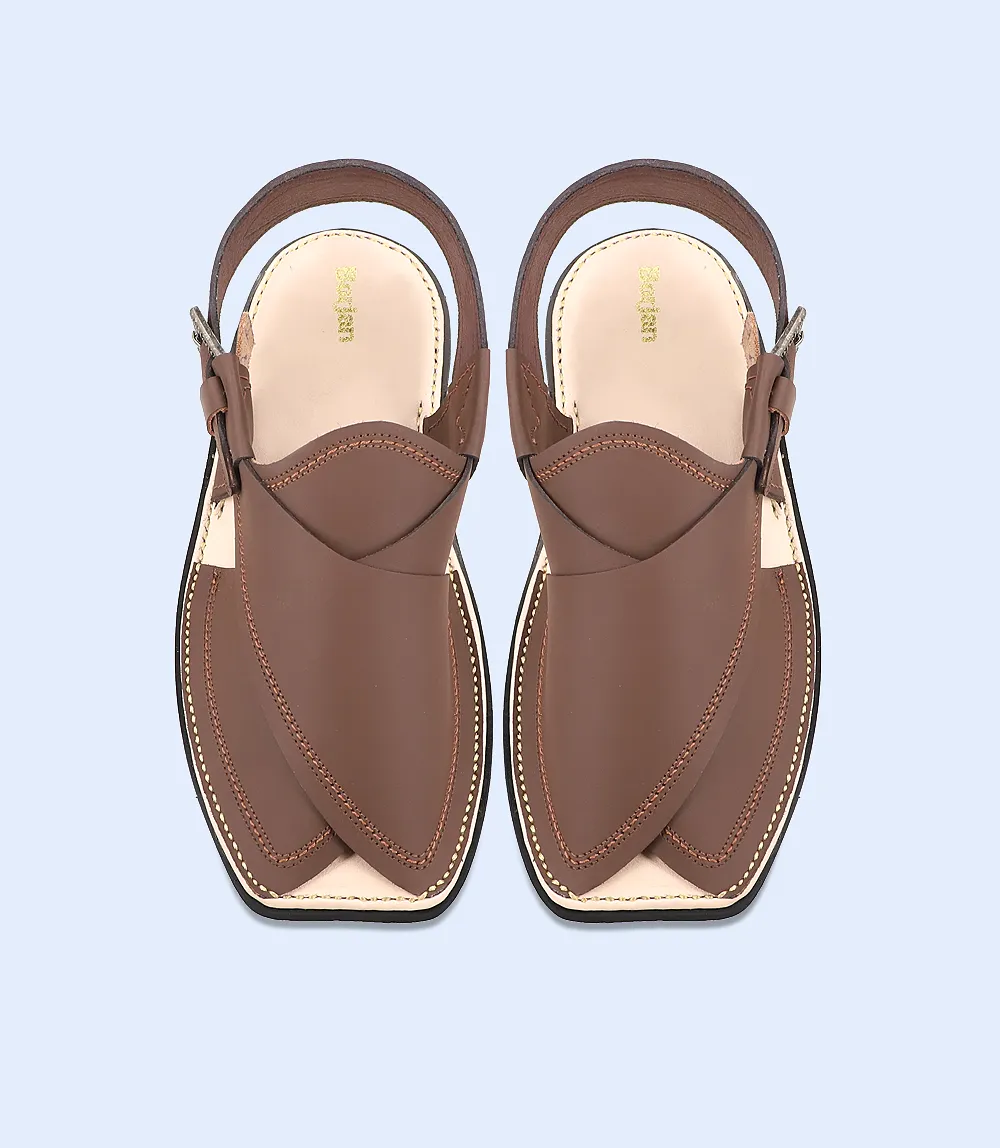 BM5504-BROWN-Men Peshawari's