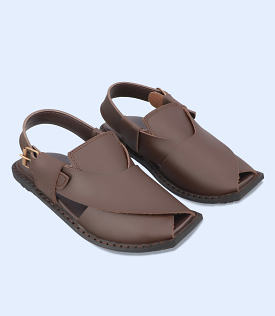 BM5579-BROWN-Men Peshawari's