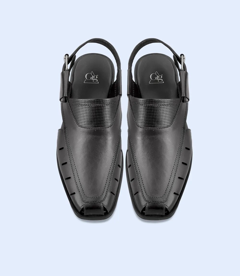 BM5613-BLACK-Men Peshawari's