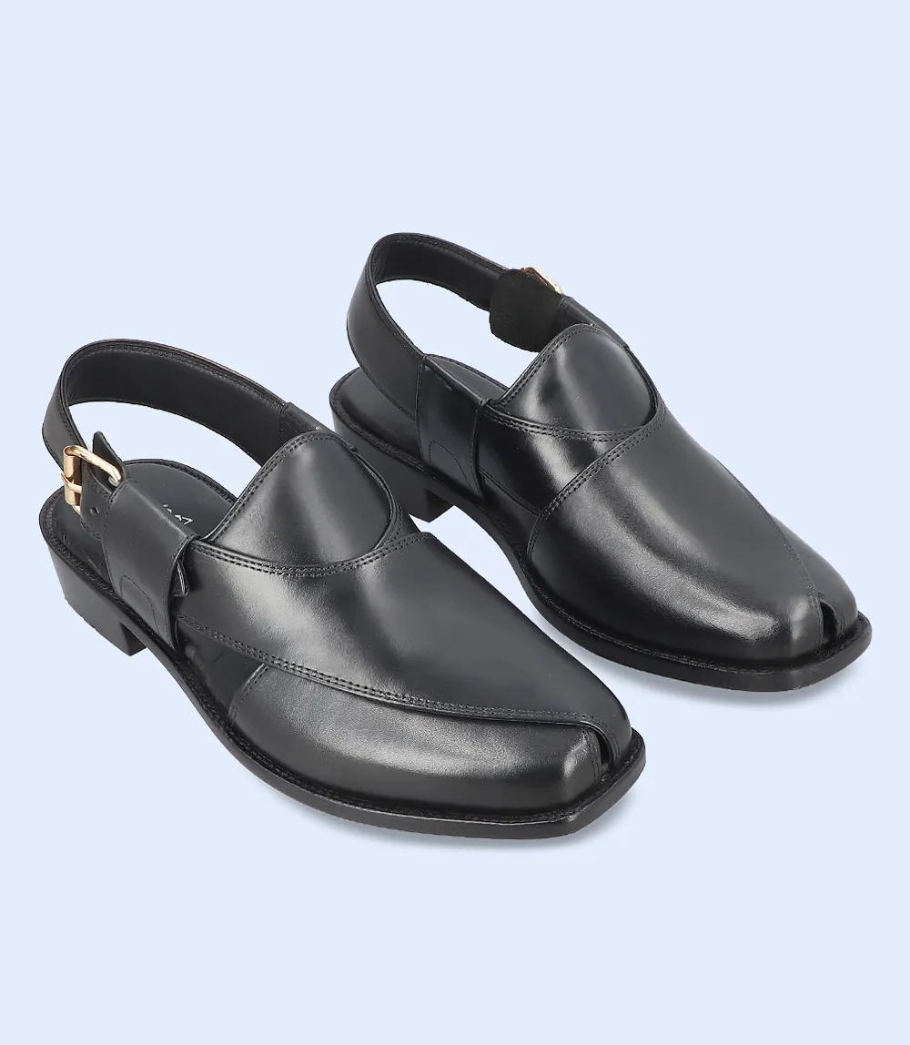 BM5614-BLACK-Men peshawari's