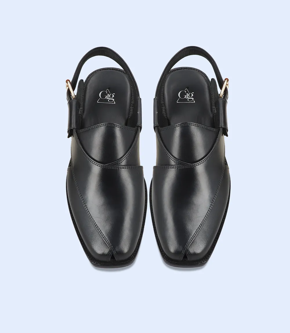 BM5614-BLACK-Men peshawari's