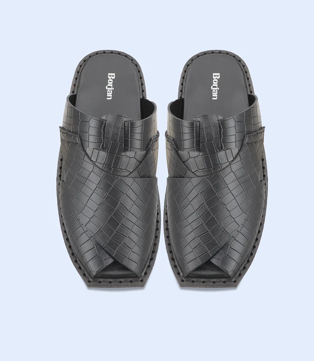 BM5618-BLACK-Men Peshawari's