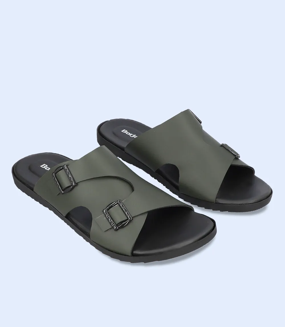 BM5620-GREEN-Men Slippers