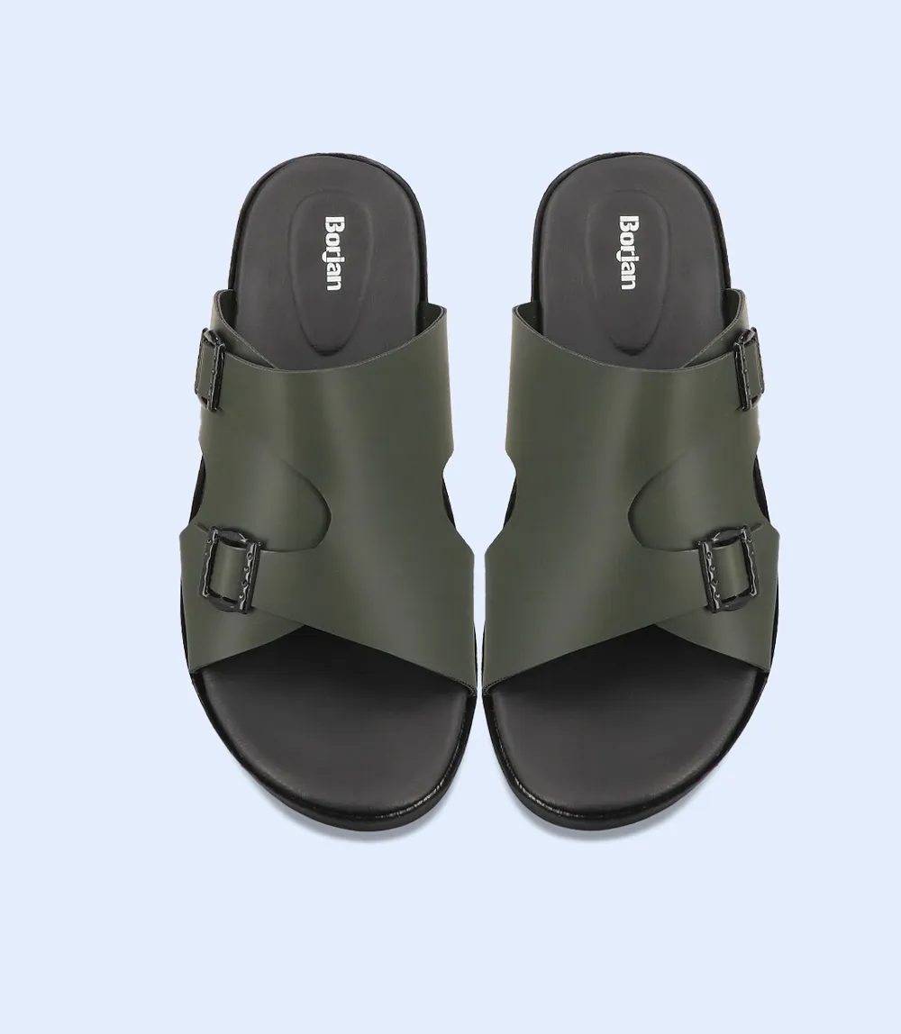 BM5620-GREEN-Men Slippers