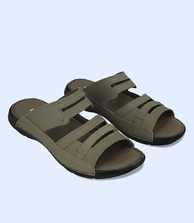 BM5646-OLIVE-Men Casual Slippers