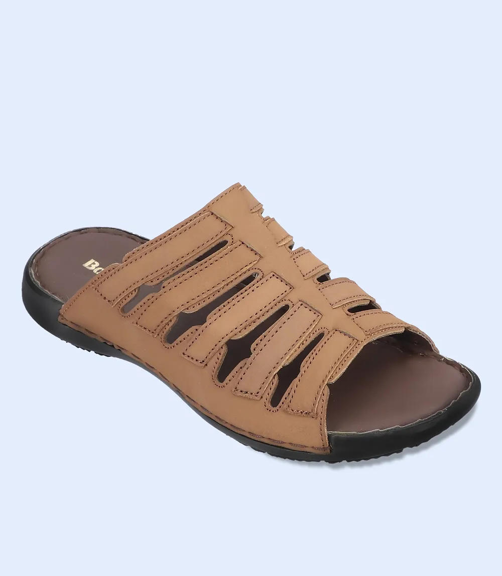 BM5666-BROWN-Men Slipper