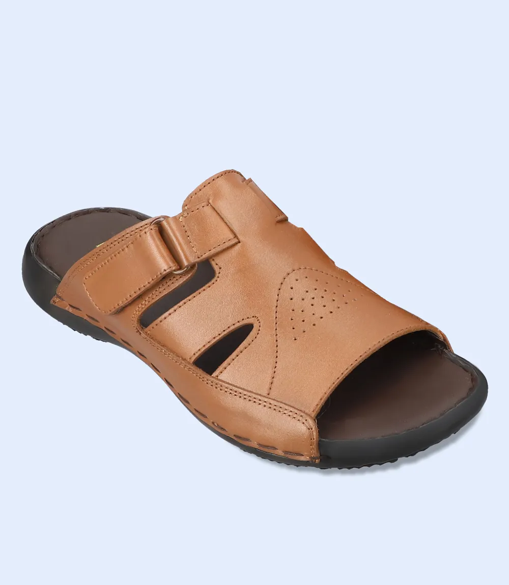 BM5668-BROWN-Men Slipper