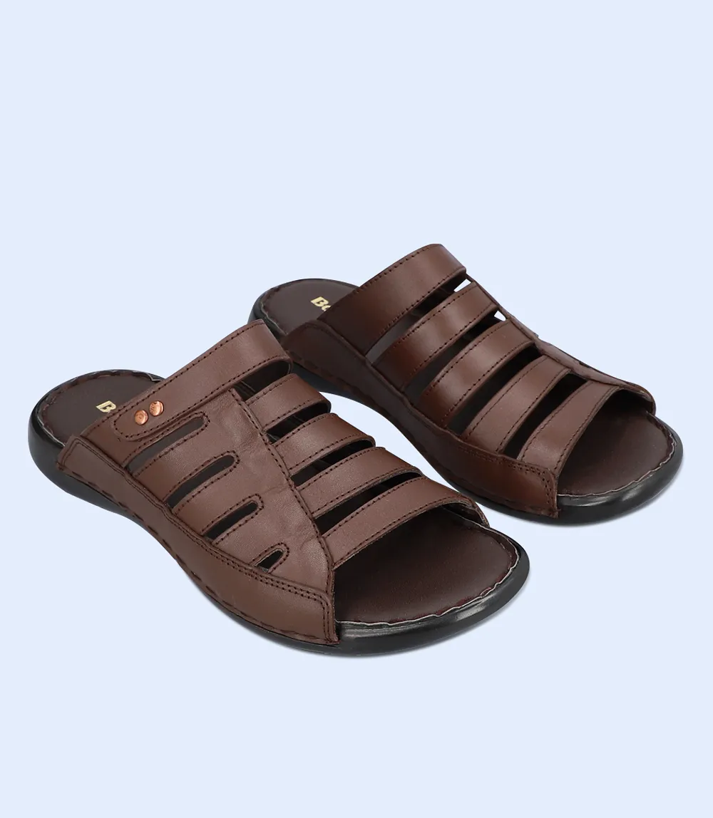 BM5669-COFFEE-Men Slipper