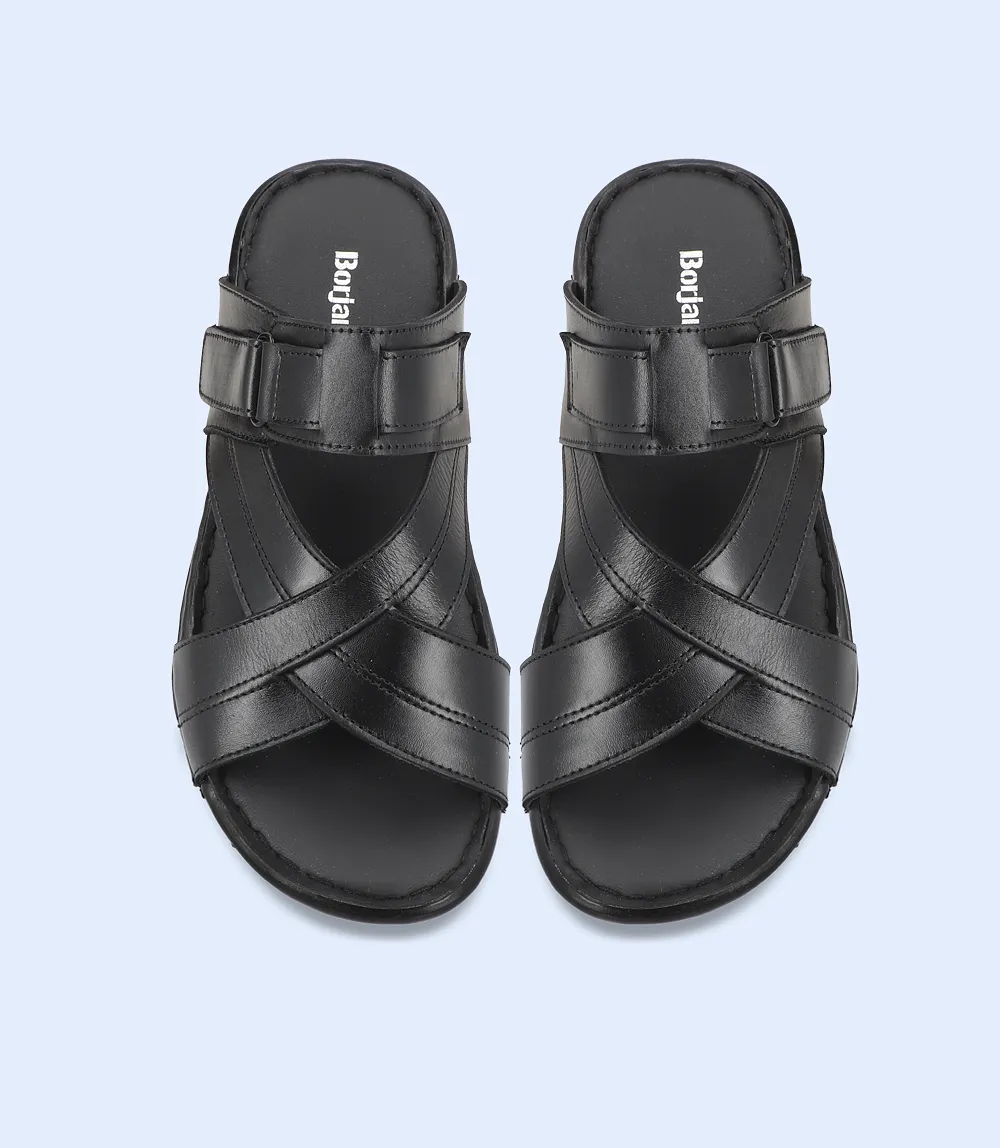 BM5671-BLACK-Men Slipper