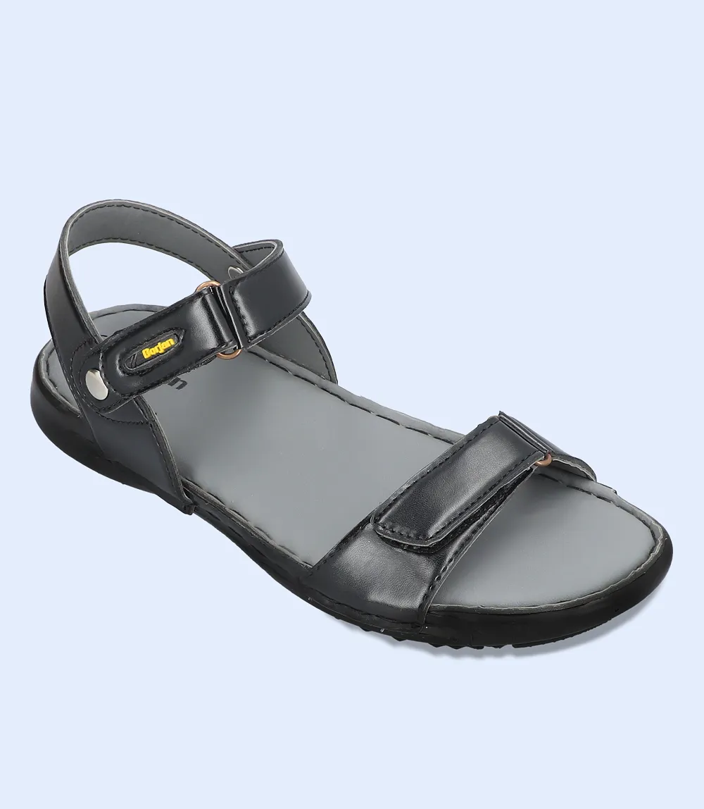 BM5680-Black-Men Sandal