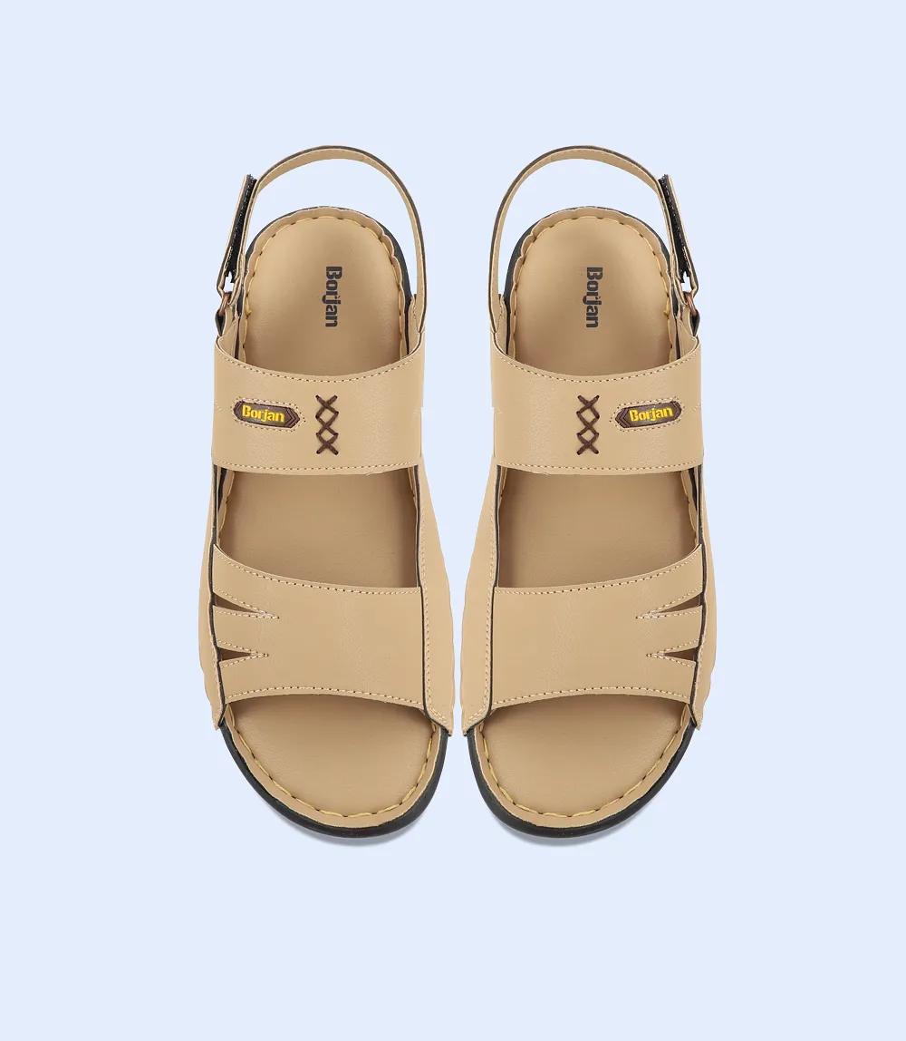 BM5686-BEIGE-Men Sandal