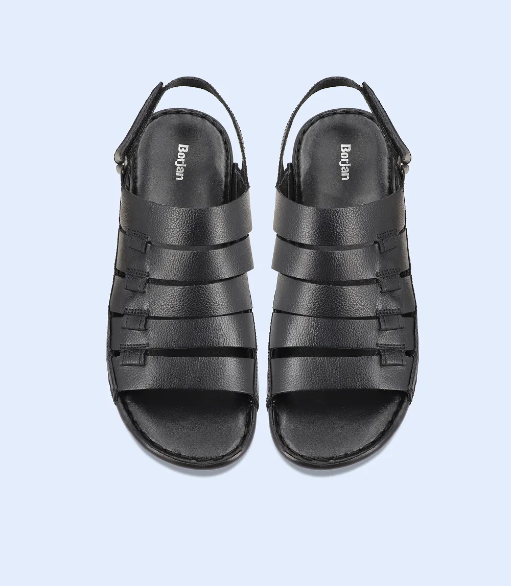 BM5987-BLACK-Men Sandal