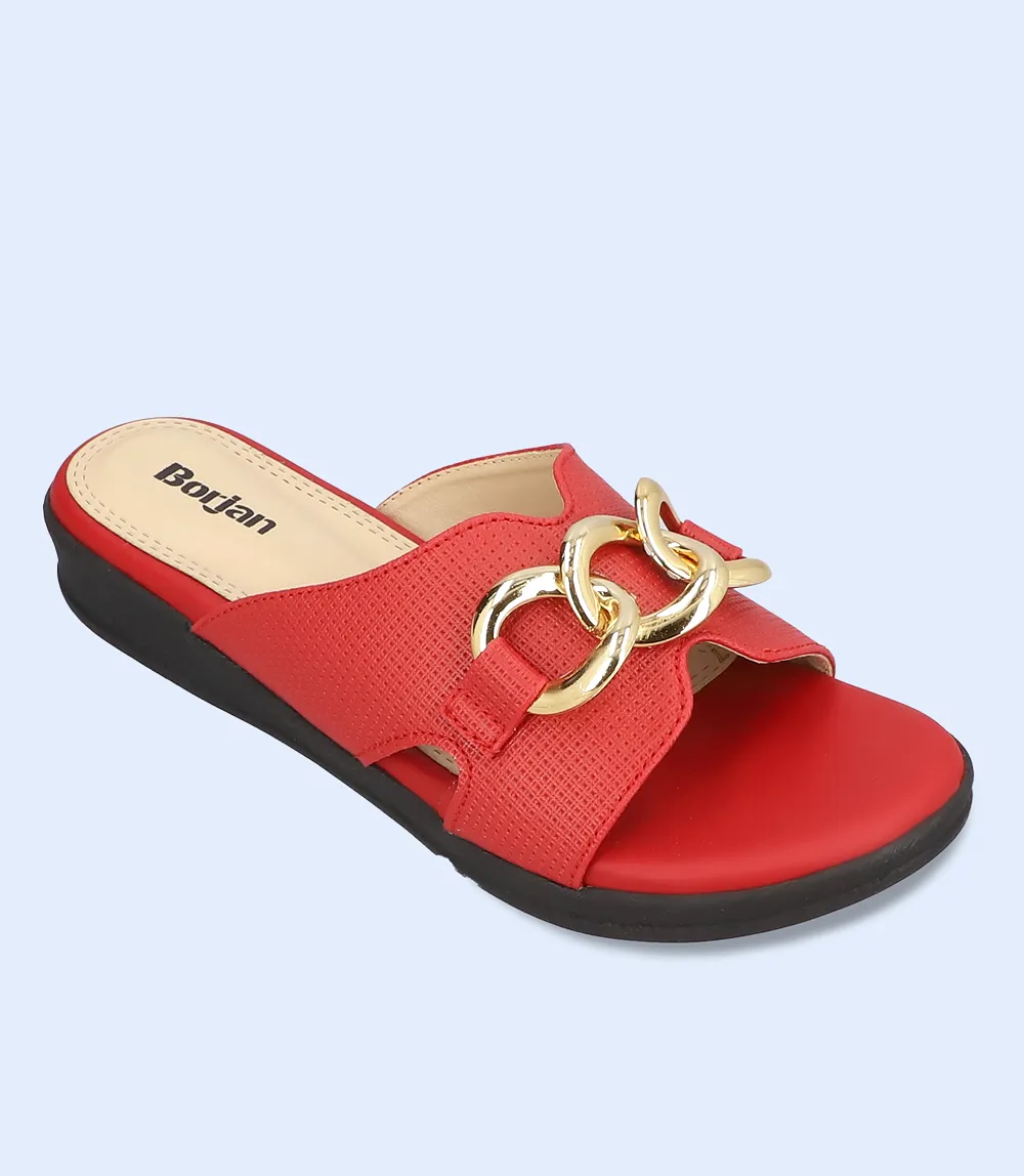 BW9199-RED-Women Slipper