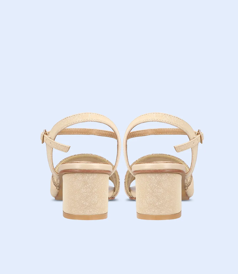 BW9362-NUDE-Women Sandal Heel