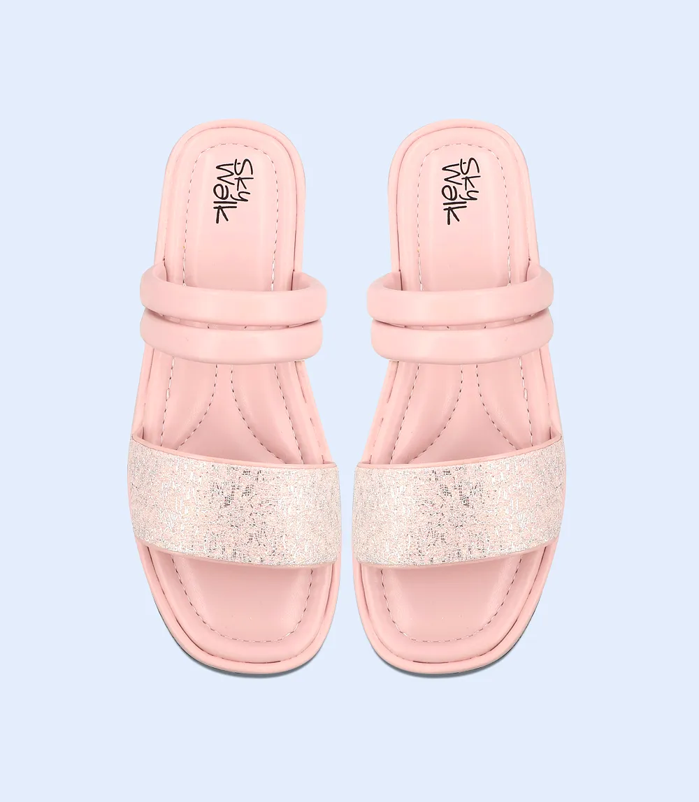 BW9637-PINK-Women Slipper