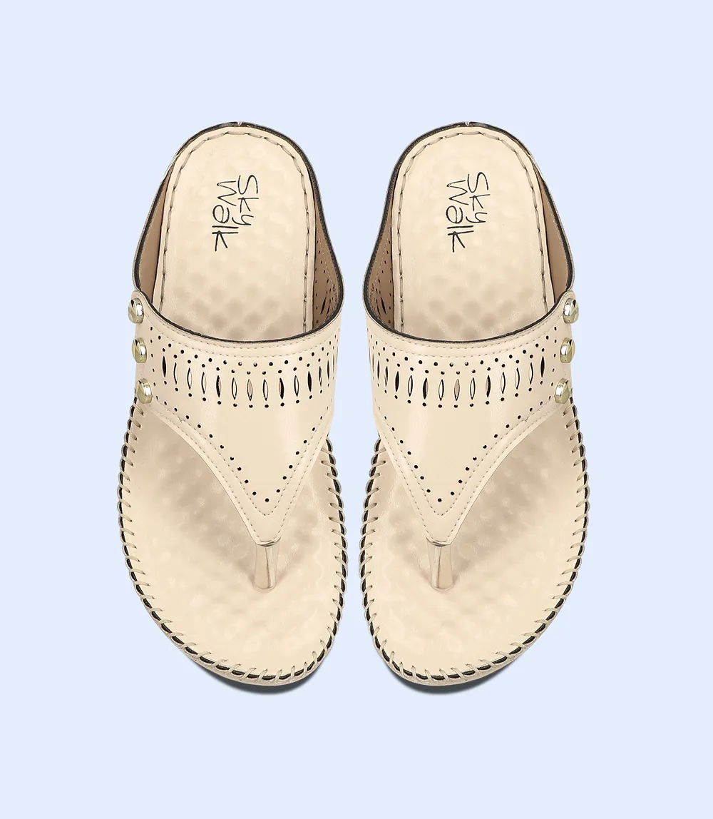 BW9846-FAWN-Women Chappal