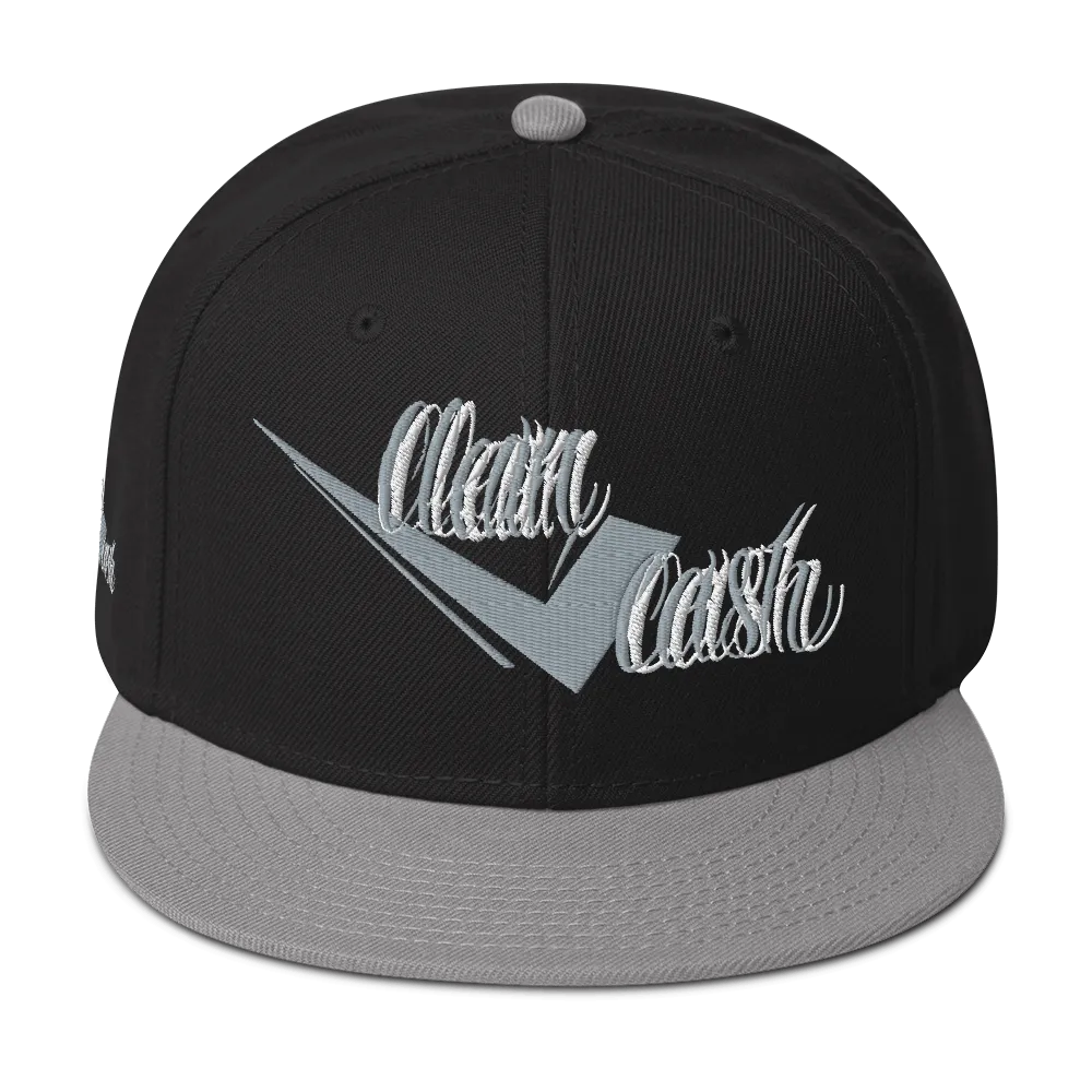 Check clean cash Snapback Hat