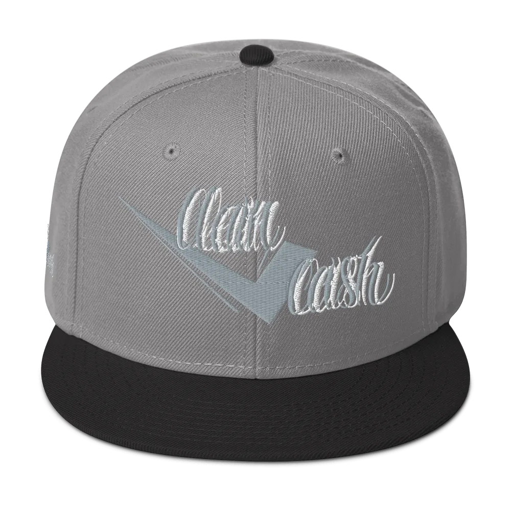 Check clean cash Snapback Hat