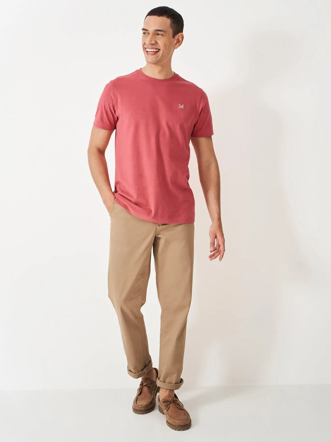 Crew Clothing Crew Classic Cotton Jersey T-shirt - Pink