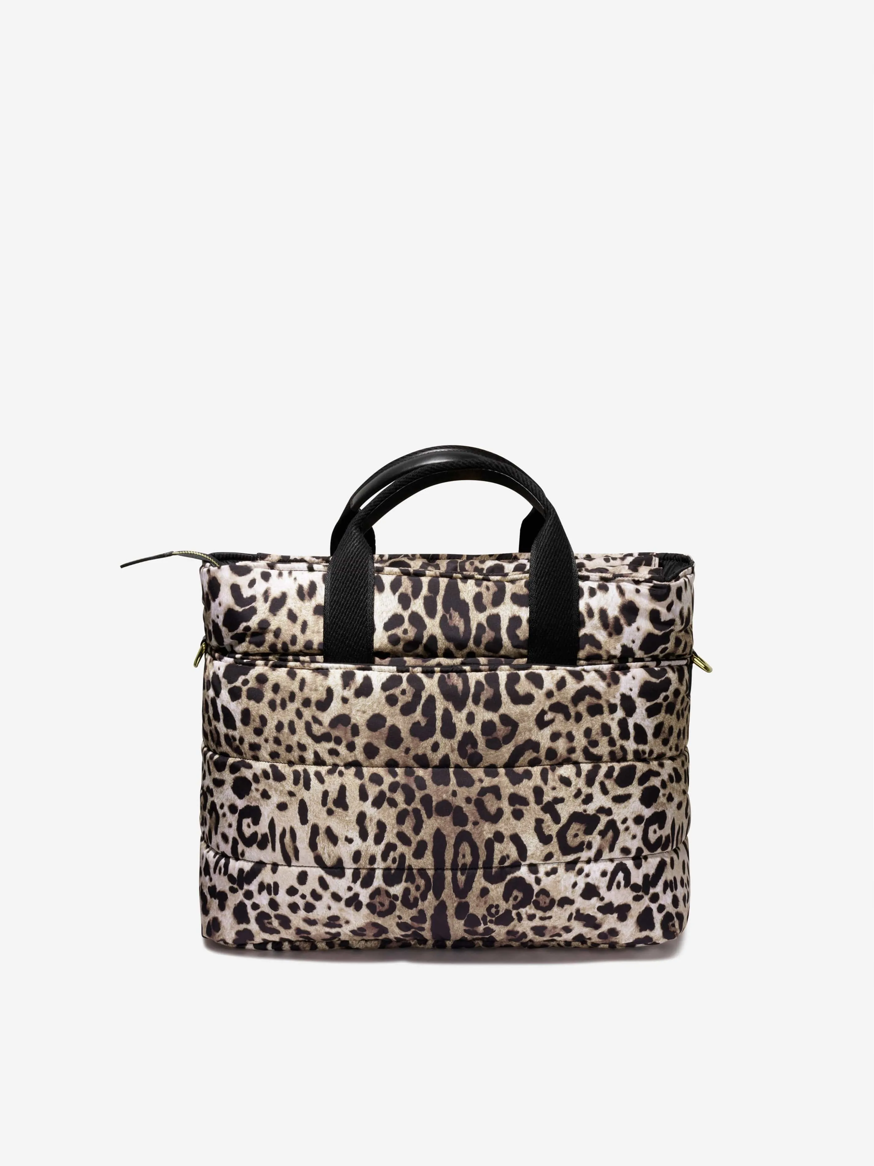 Dolce & Gabbana Kids - Baby Girls Leopard Print Changing Bag in Brown | Childsplay Clothing