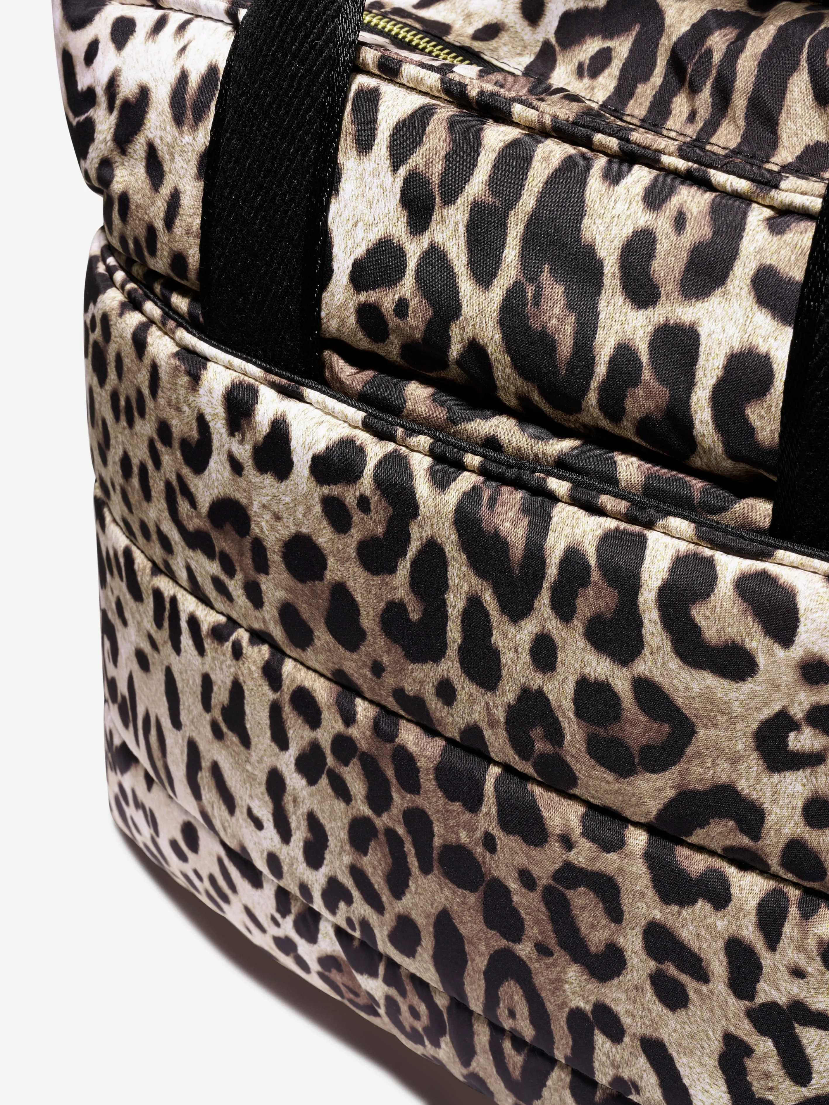 Dolce & Gabbana Kids - Baby Girls Leopard Print Changing Bag in Brown | Childsplay Clothing