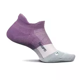 Feetures Elite Light Cushion No Show Tab Socks - Purple Nitro