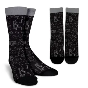 GREY Open Road Girl Socks