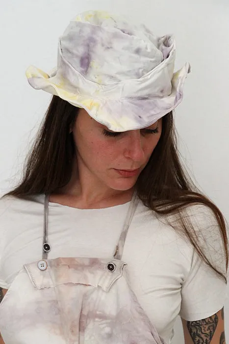 Hat Ahana shibori white