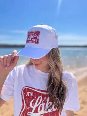 It's Lake Time Trucker Hat