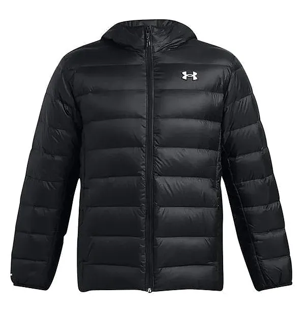 jacket Under Armour Legend Down Hooded - Black/White - men´s