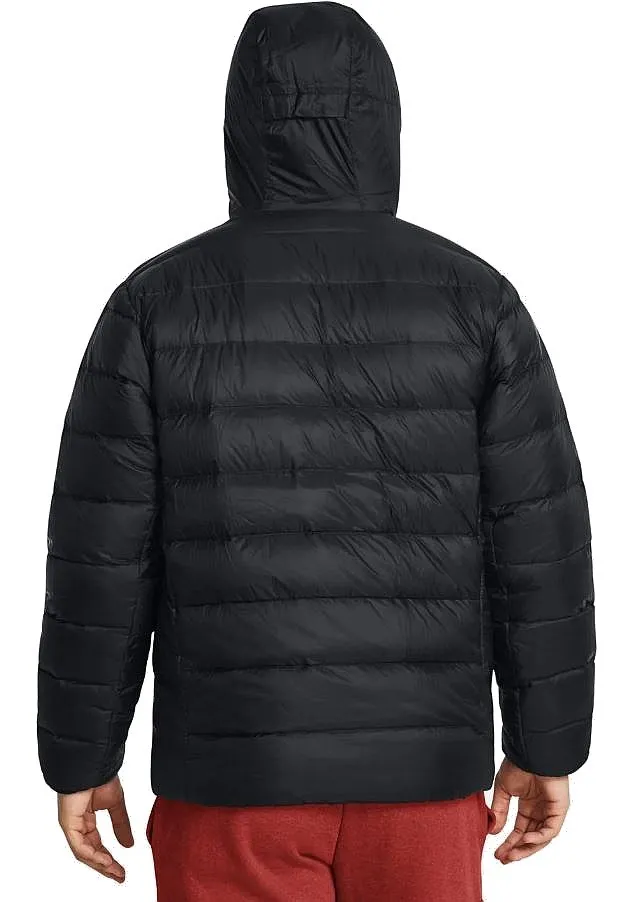 jacket Under Armour Legend Down Hooded - Black/White - men´s