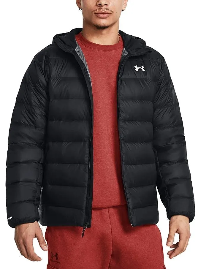 jacket Under Armour Legend Down Hooded - Black/White - men´s