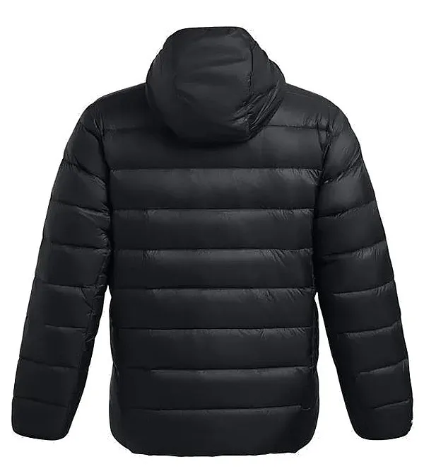 jacket Under Armour Legend Down Hooded - Black/White - men´s