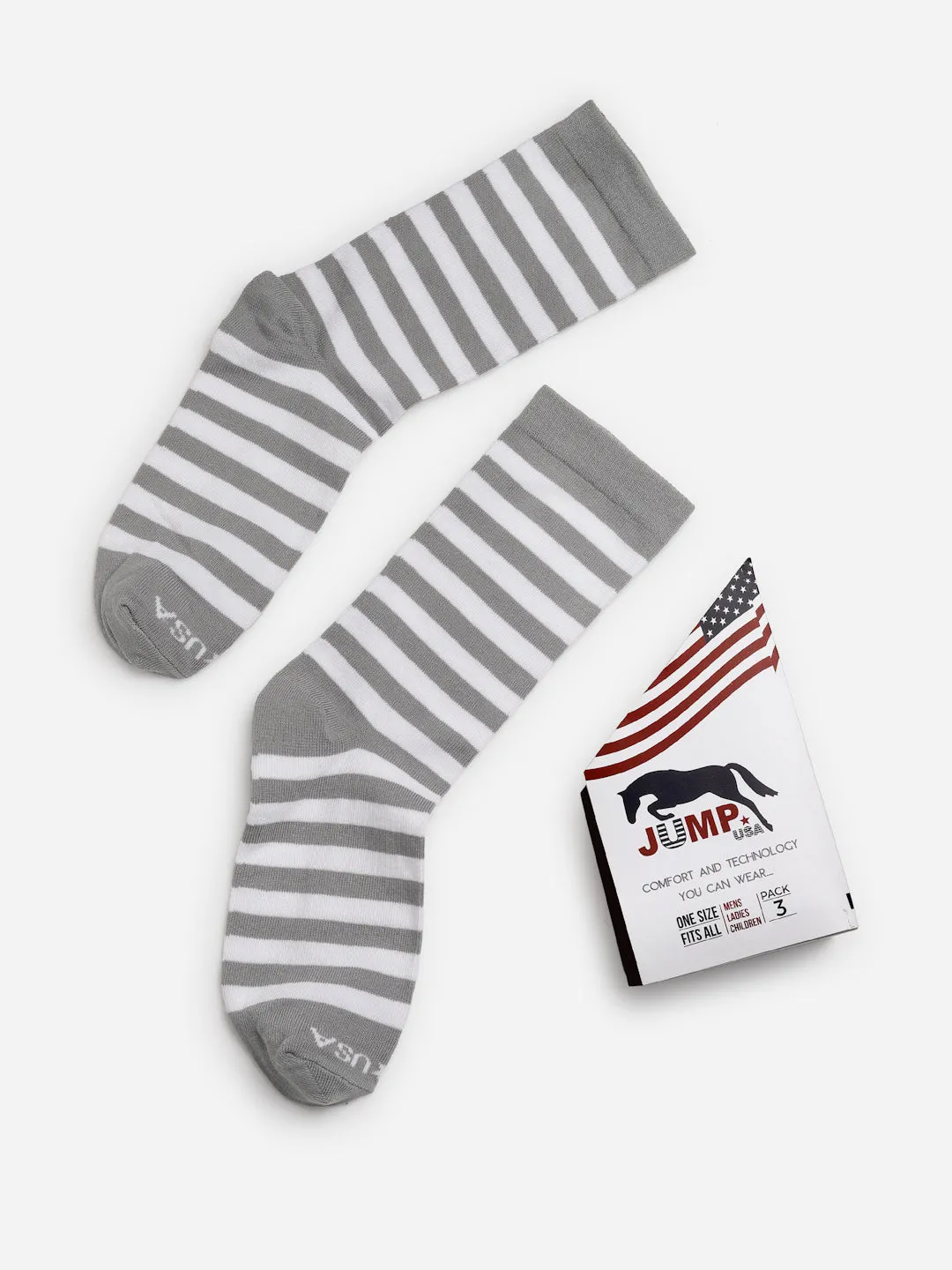 JUMP USA Men Pack Of 2 Assorted Calf-Length Trendy Socks