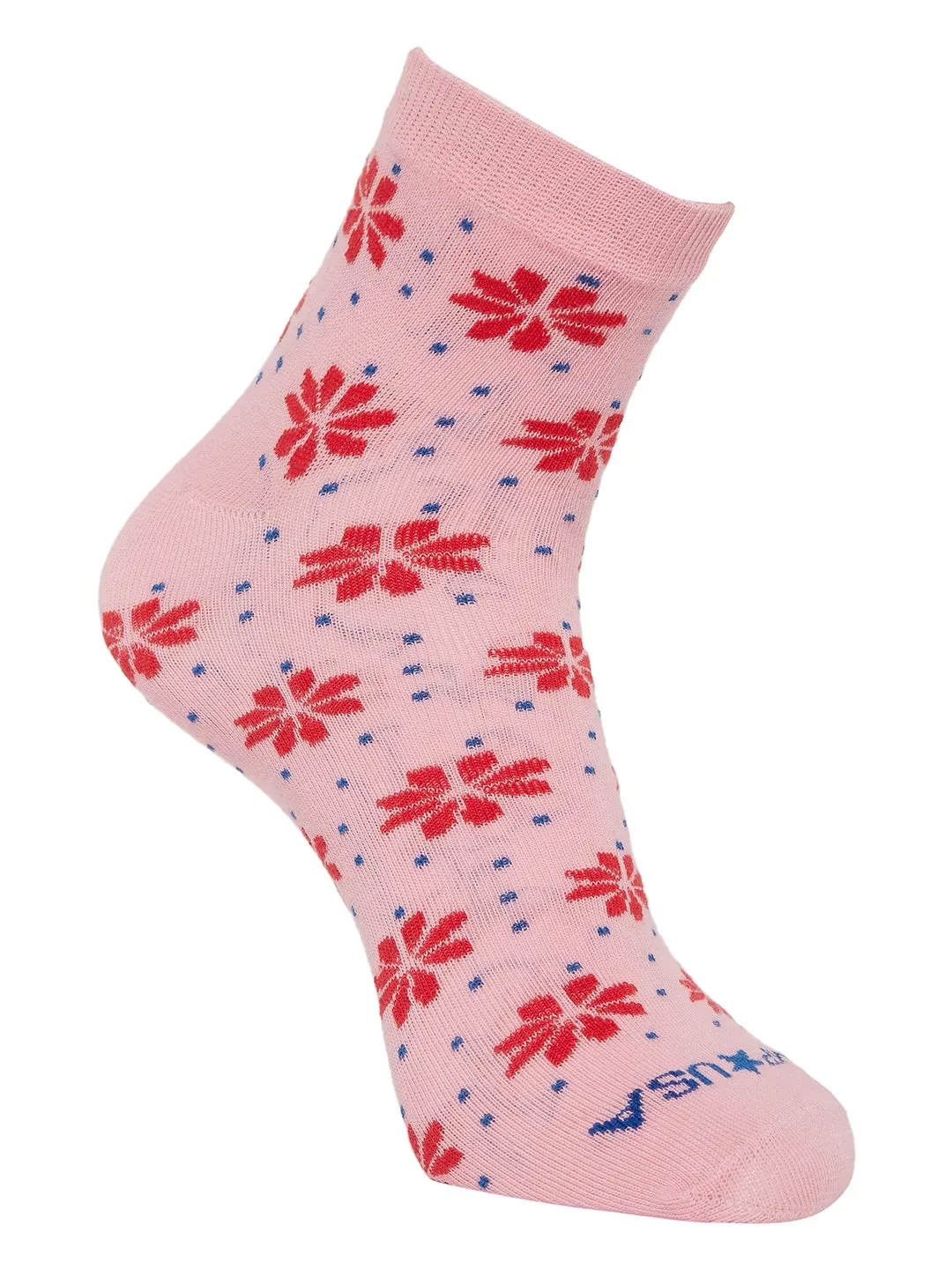 Jump Usa Women'S Pack Of 3 Ankle Length Socks