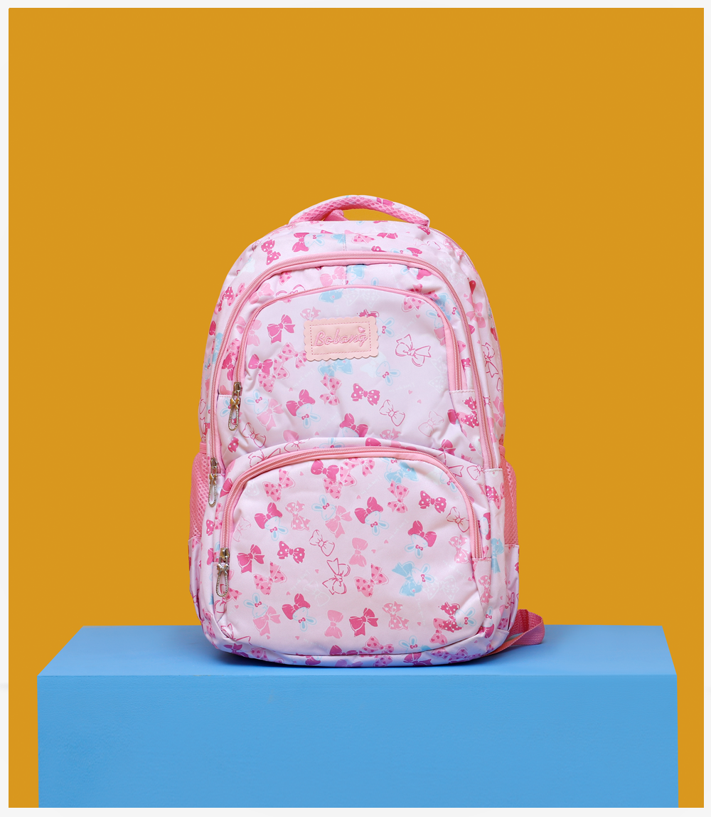 KA0012-PINK-School Bag For Girls