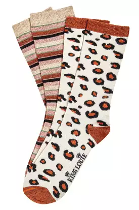 King Louie -  Socks 2-Pack - Lapis Stripe