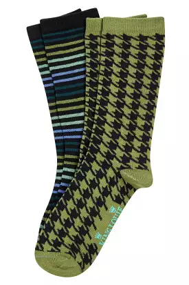 King Louie -  Socks 2-Pack - Pied-De-Poule