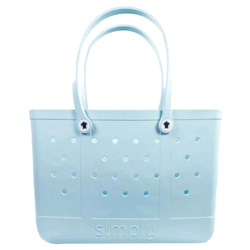 Large Solid Simply Tote Bag in Arctic