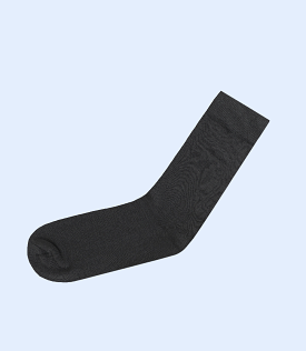 MA1698-D GREY-Mid-calf Socks For Men