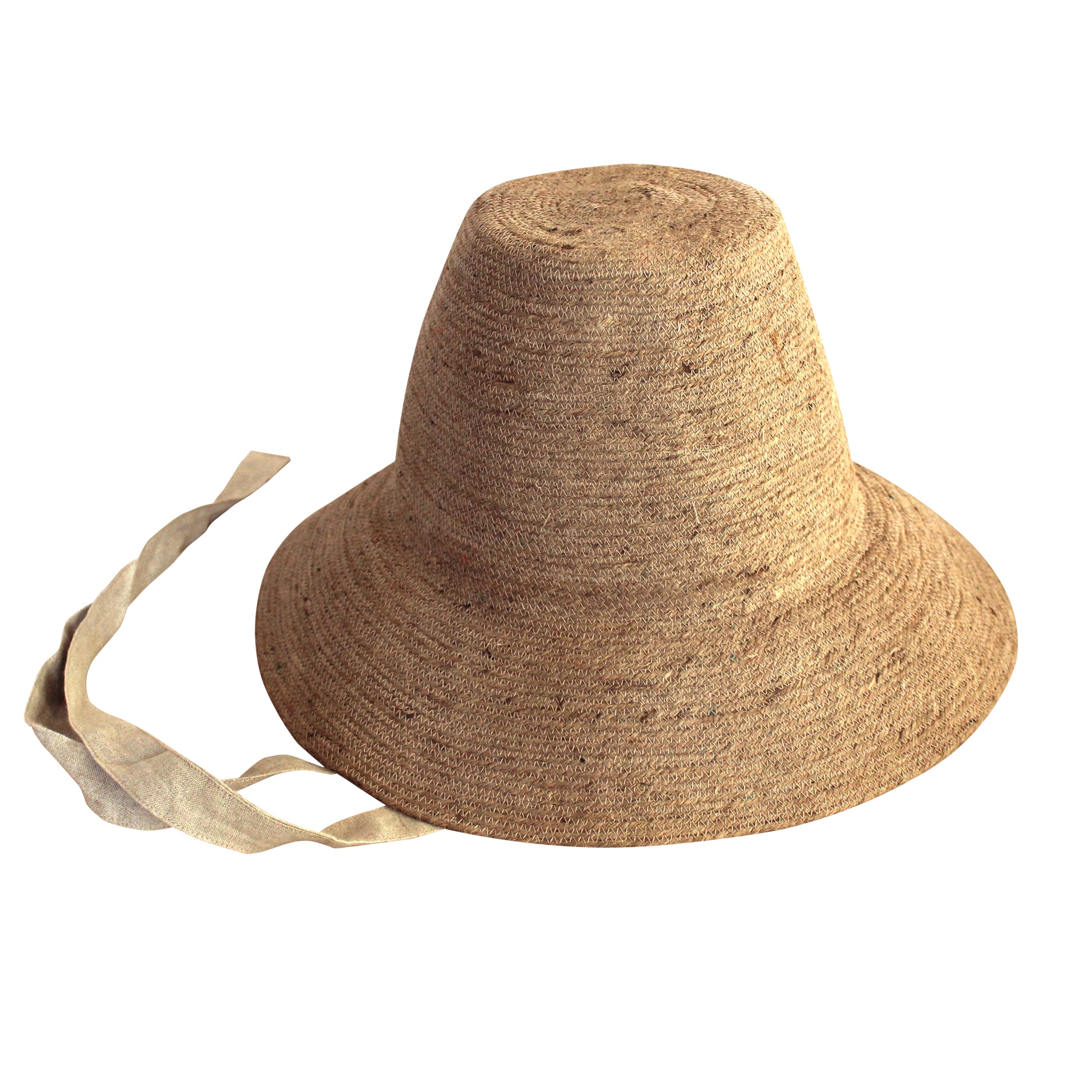 MEG Jute Straw Hat, in Nude Beige