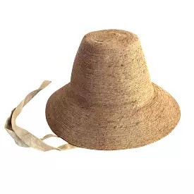 MEG Jute Straw Hat, in Nude Beige