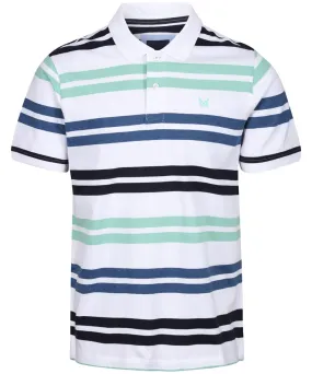 Men’s Crew Clothing Worthing Jersey Stripe Polo Shirt