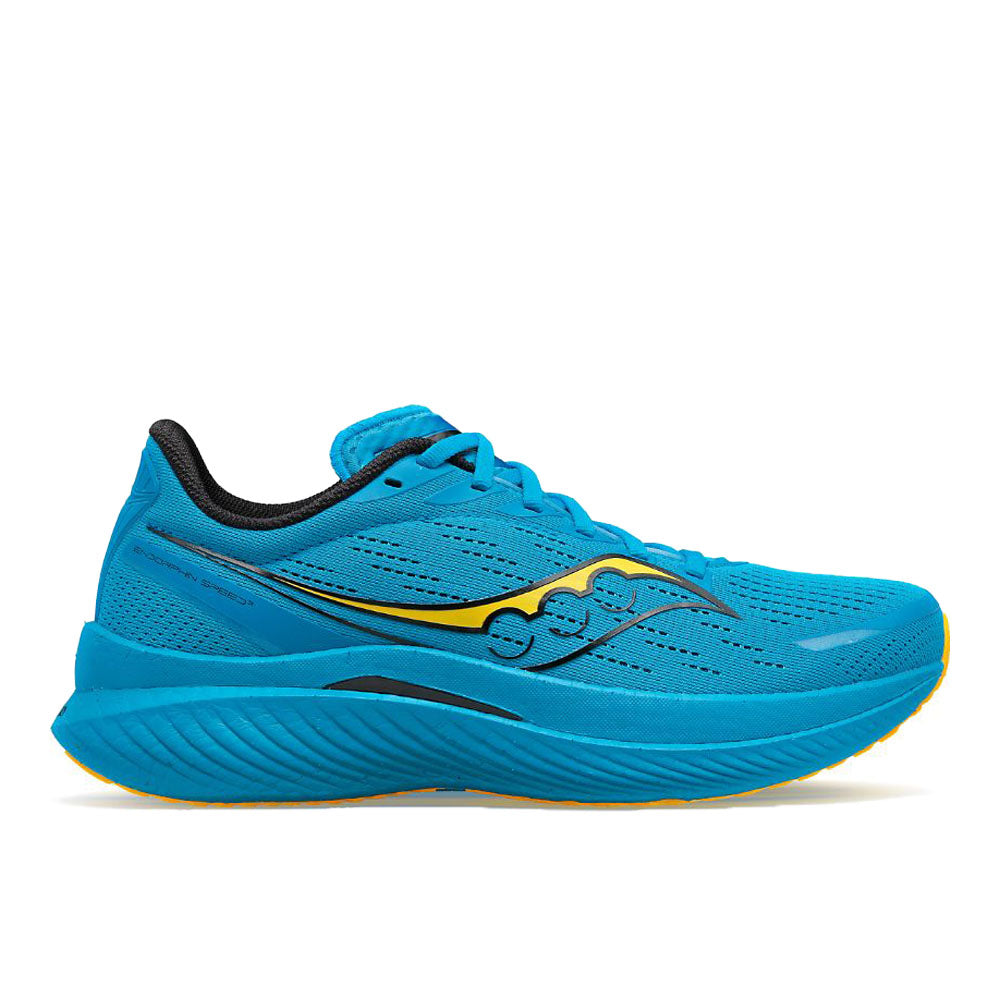 Men's Saucony Endorphin Speed 3, Ocean/Vizigold, 13 D Medium